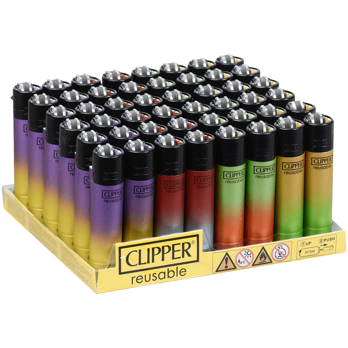 Clipper Cp11 Painted Metallic Gradient Seven 48Ct Tray