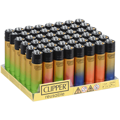 Clipper Cp11 Painted Metallic Gradient Gold 48Ct Tray