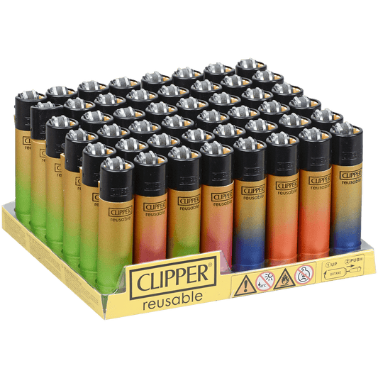 Clipper Cp11 Painted Metallic Gradient Gold 48Ct Tray