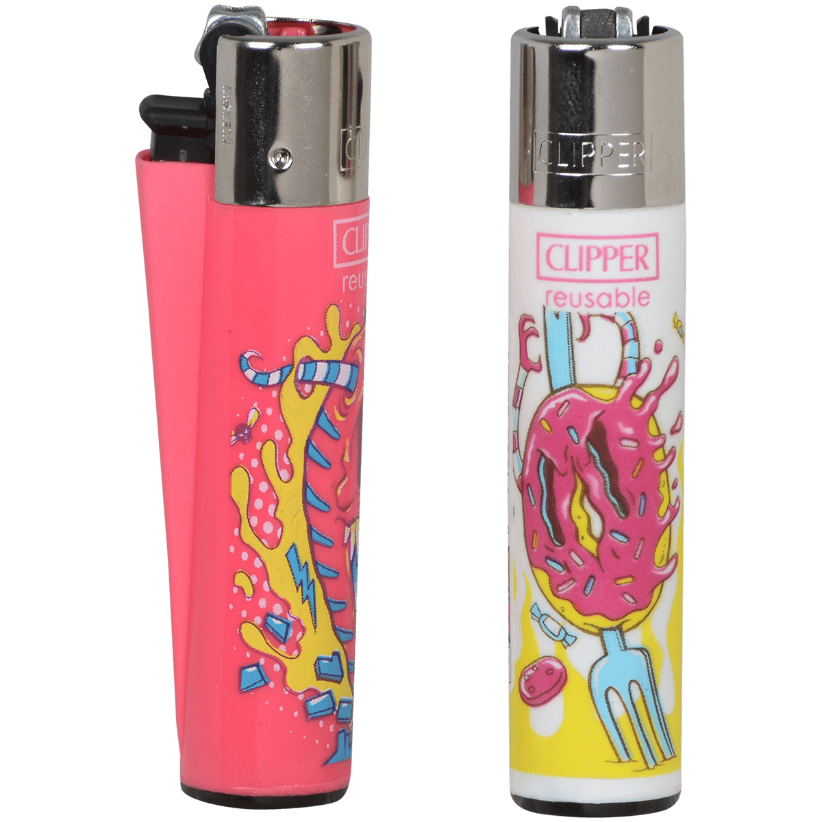 Clipper Cp11 Psyko Monsters Lighters 48Ct Tray