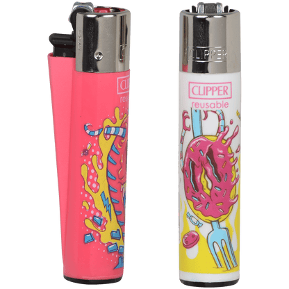 Clipper Cp11 Psyko Monsters Lighters 48Ct Tray