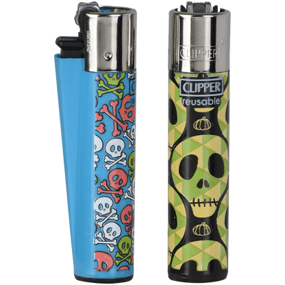 Clipper Cp11 Back To Skulls 2 Lighters 48Ct Tray
