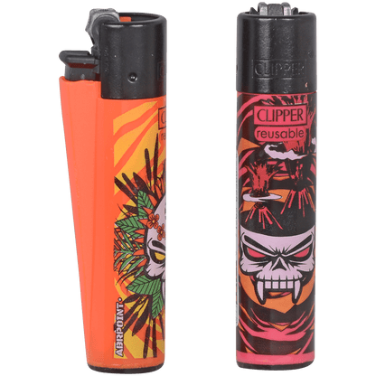 Clipper Cp11 Summer Skulls Lighters 48Ct Tray
