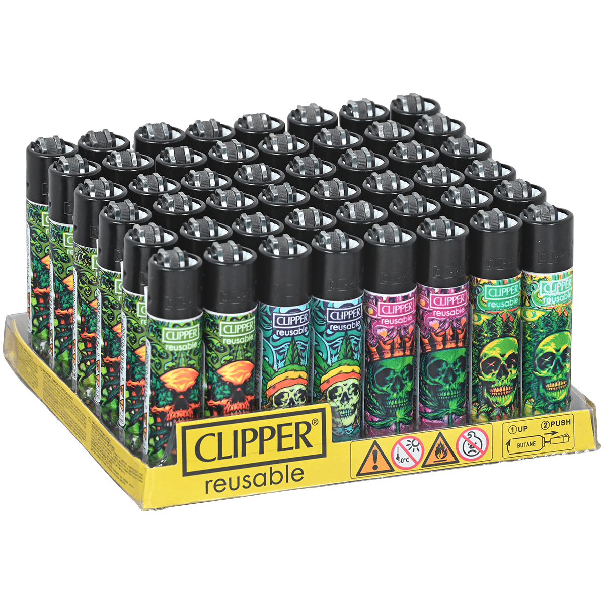 Clipper Cp11 Rh Weed Skulls Ryo + Bw