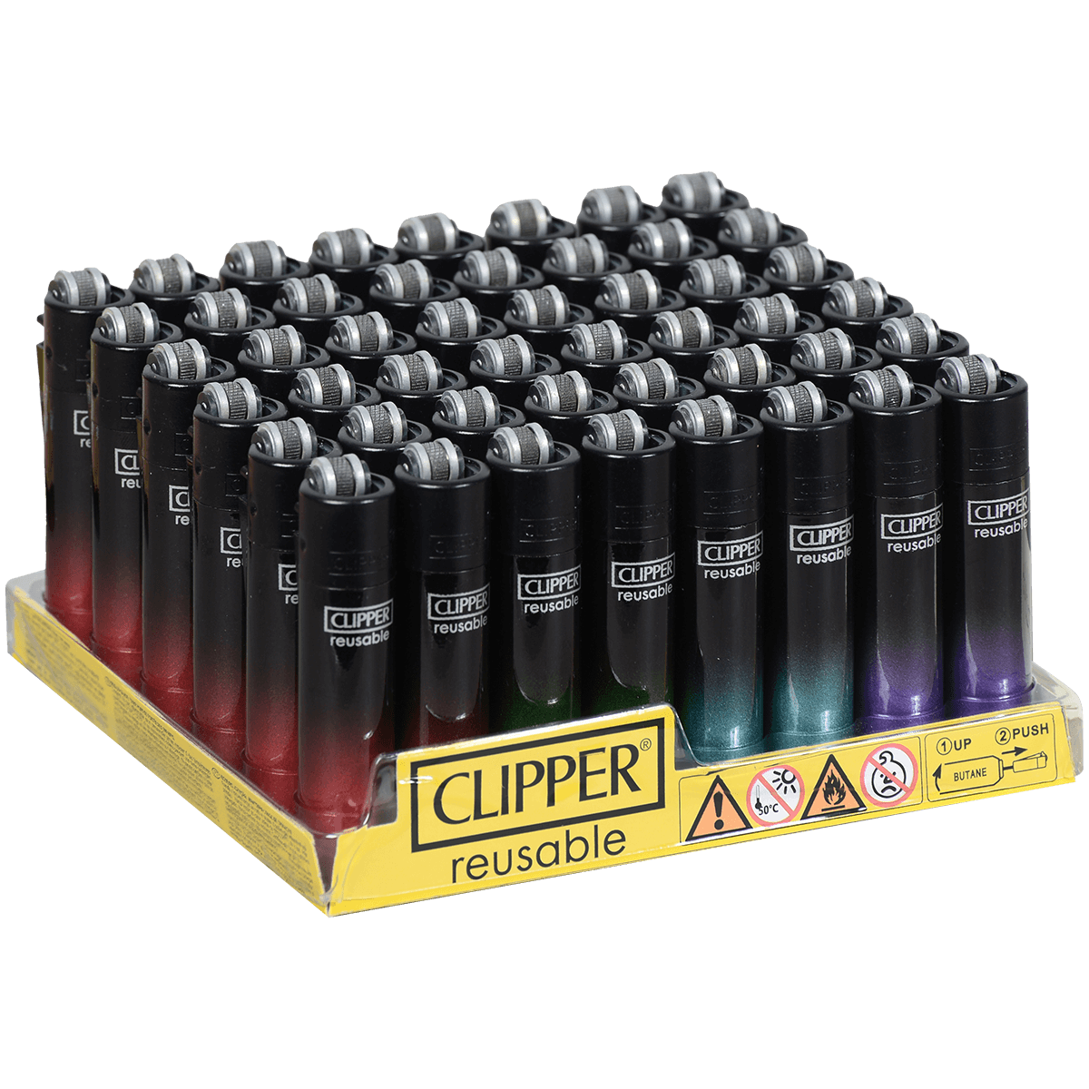 Clipper Cp22 Black Crystal Gradient Bw 48Ct Tray