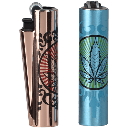 Lighters Clipper Cp22 Metal Covers Leaf Seal 30 Ct. Tray