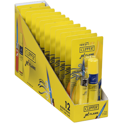 Clipper Ckj11 Jetflame Lighter + 16Ml Butane Refill Blister Pack 1 12Ct
