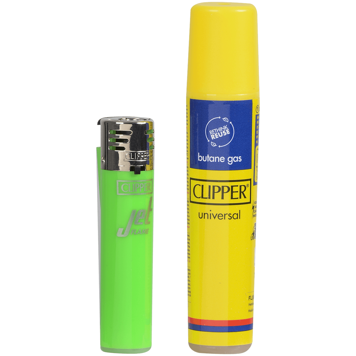 Clipper Ckj11 Jetflame Lighter + 16Ml Butane Refill Blister Pack 1 12Ct