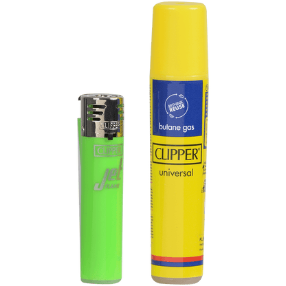Clipper Ckj11 Jetflame Lighter + 16Ml Butane Refill Blister Pack 1 12Ct