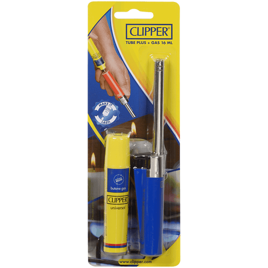 Clipper Tube Plus Lighter + 16Ml Butane Refill Blister Pack 1 24Ct