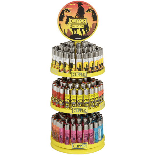 Clipper Cp11 Cowboy Life 144 Ct. 3-Tier Carousel + 12 Foc