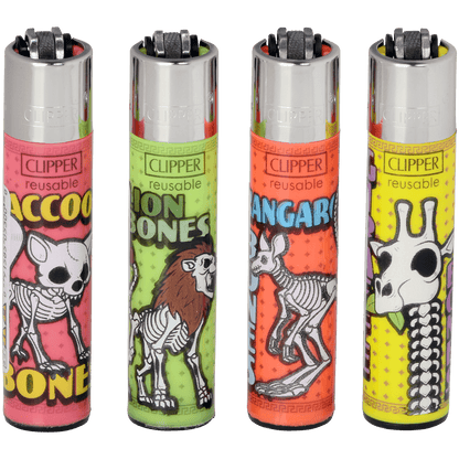 Clipper Cp11 Death Animals 3-Tier Carousel 144 Ct. + 12 Free Lighters