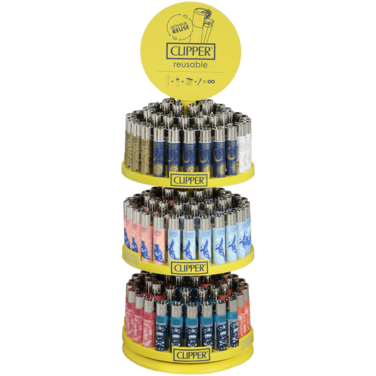 Clipper Cp11 Mystical Destiny 3-Tier Carousel 144 Ct. + 12 Free Lighters