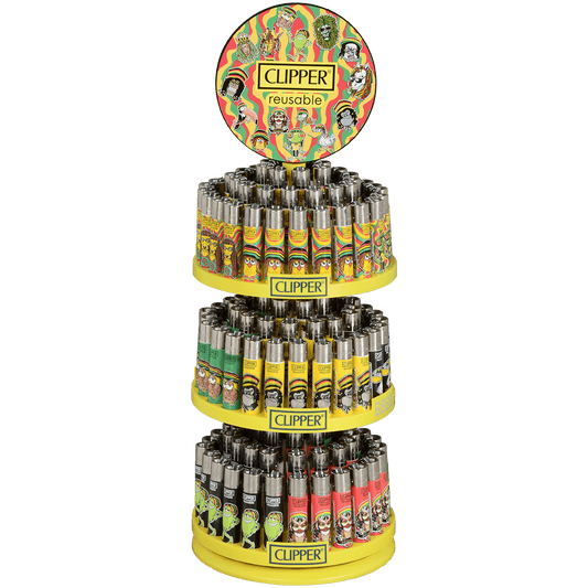 Clipper Cp11 Rasta Designs 144 Ct. 3-Tier Carousel + 12 Foc