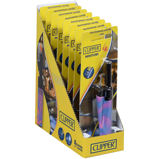 Clipper Minitube Classic Lighter Nebula Blister Pack 1 8Ct
