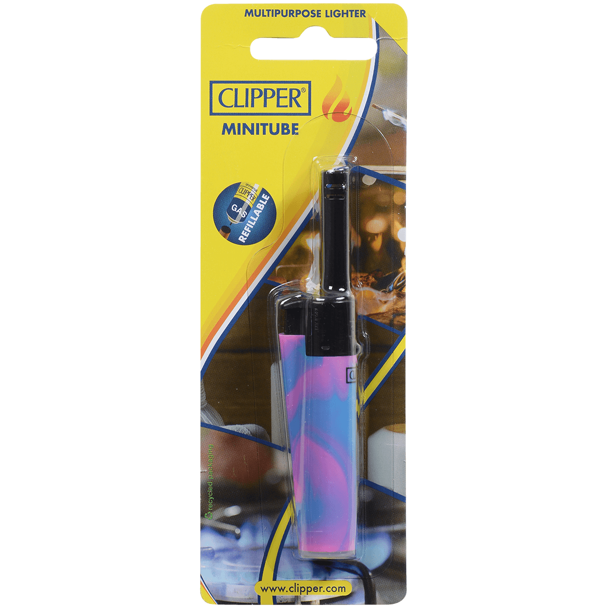 Clipper Minitube Classic Lighter Nebula Blister Pack 1 8Ct