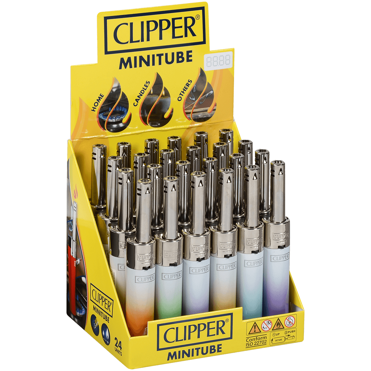 Clipper Mini Tube Crystal Gradient Three 24Ct Tray
