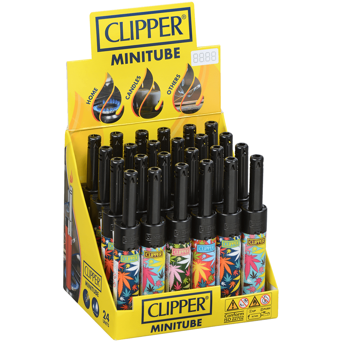 Clipper Mini Tube Color Leaves 24Ct Tray