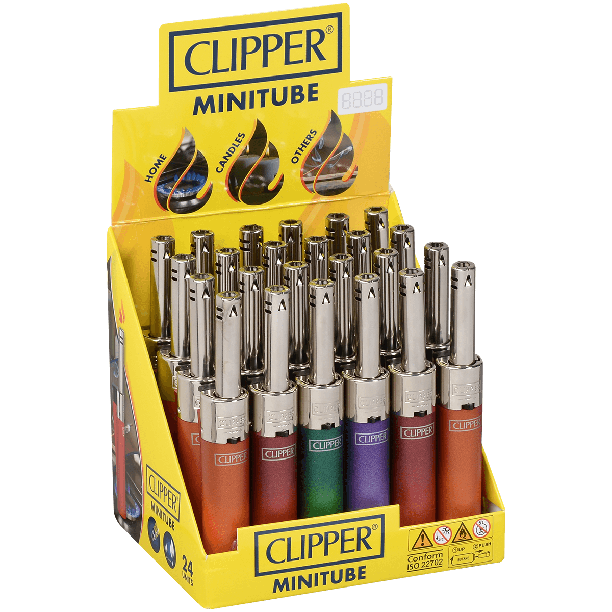 Clipper Mini Tube Metallic Gradient Five 24Ct Tray
