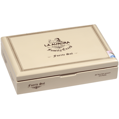 La Aurora Family Creed Fuerte Sol Toro Box Pressed 6X58 20Ct Box