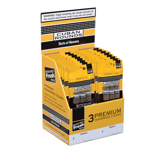 Cuban Rounds Fresh Pack Corrugated Display W Posm