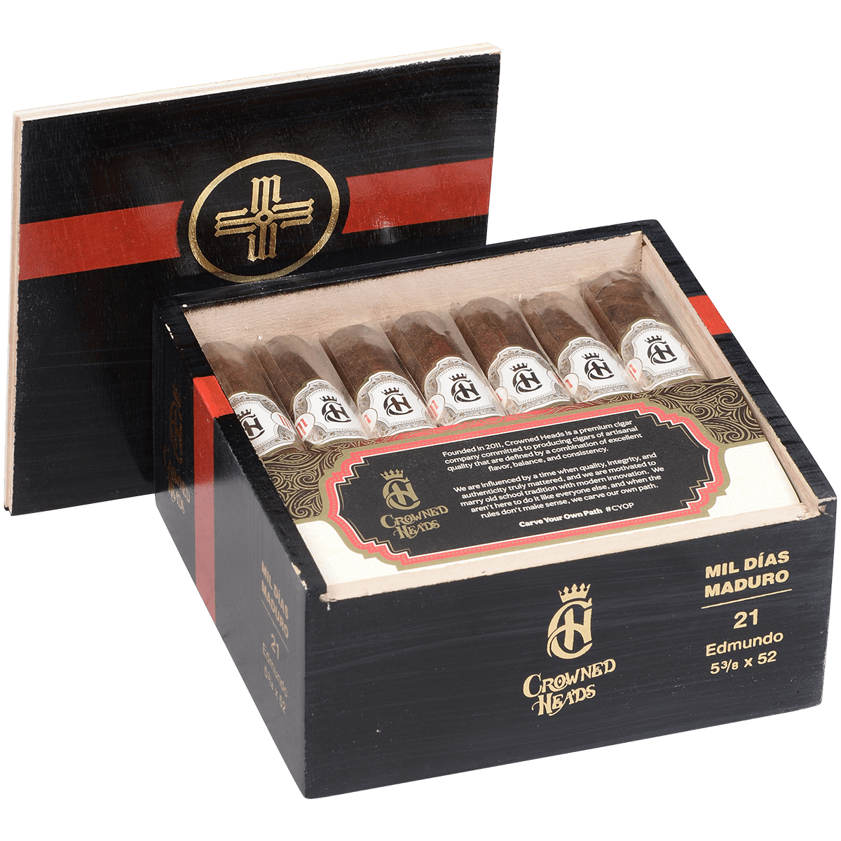 Crowned Heads Mil Dias Edmundo Maduro 21 Ct. Box 5 3/8X52