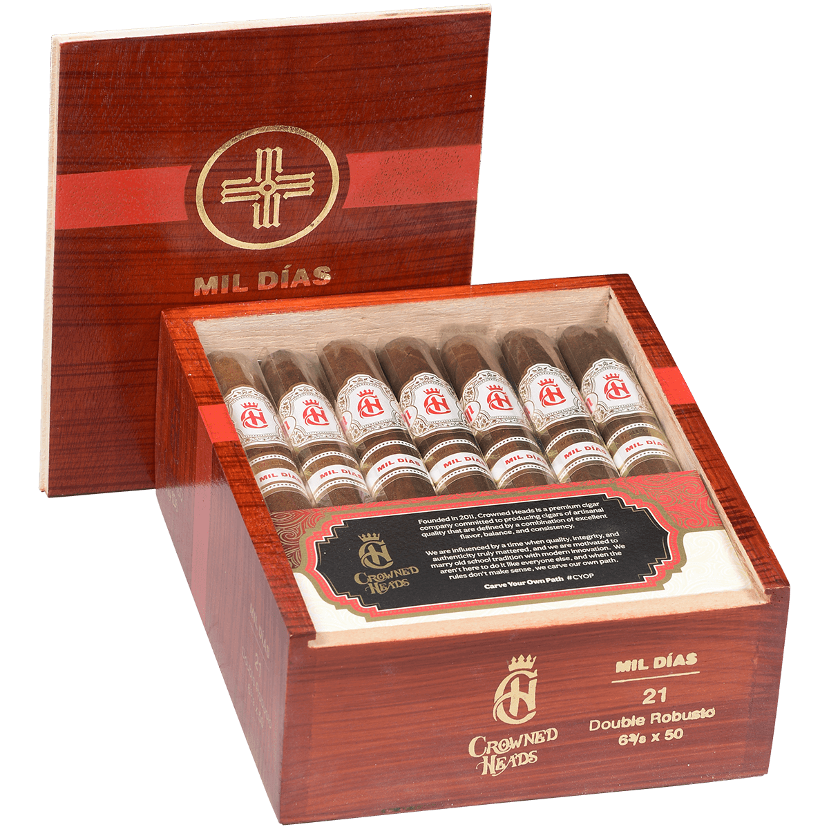 Crowned Heads Mil Dias Double Robusto 21 Ct. Box 6 3/8X50