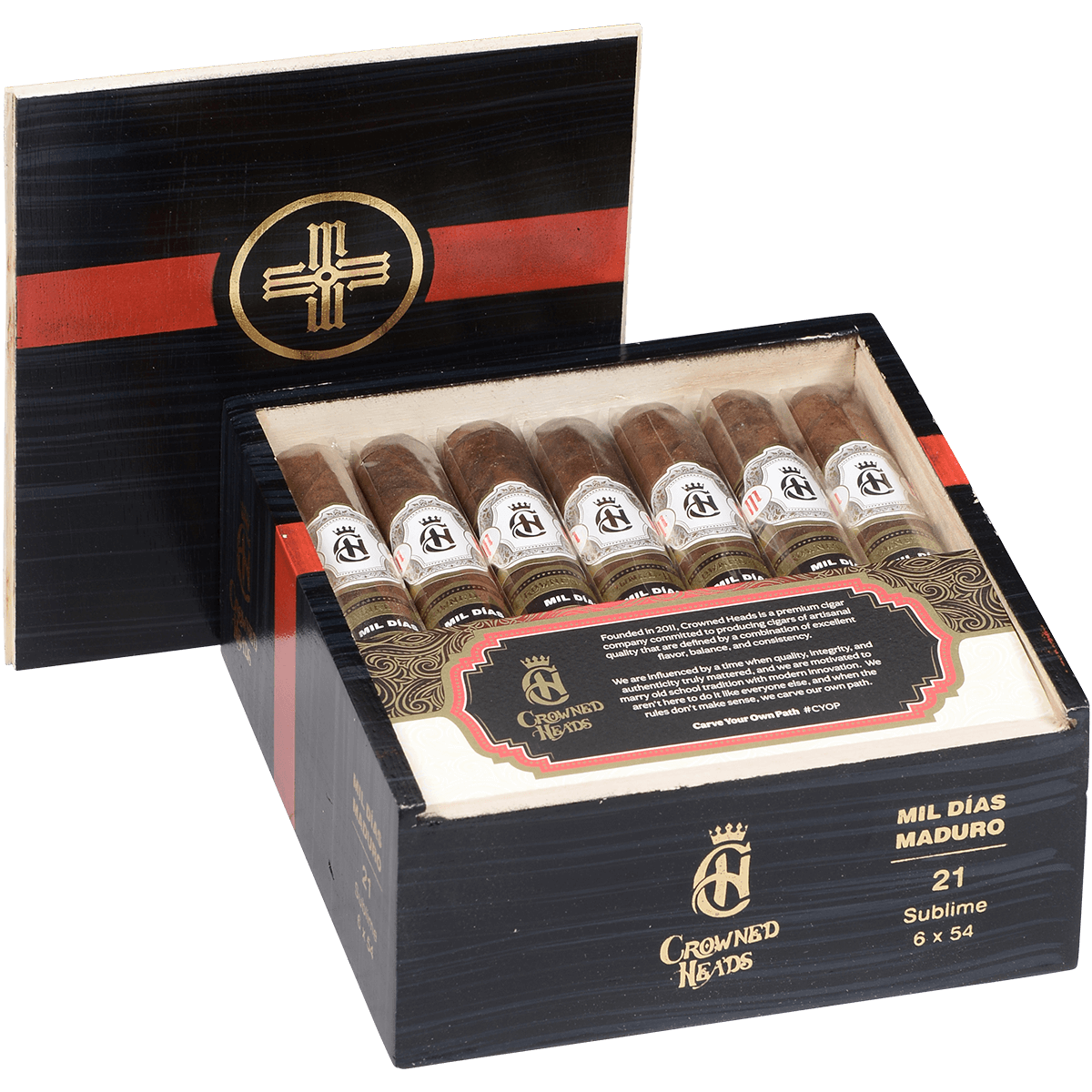 Crowned Heads Mil Dias Sublime Maduro 21 Ct. 6.00X54