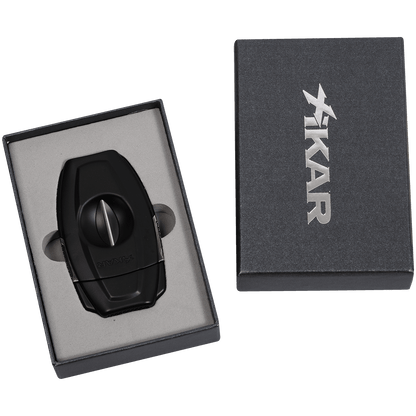 Cigar Cutter Xikar Vx2 V Cut Black 64 Gauge