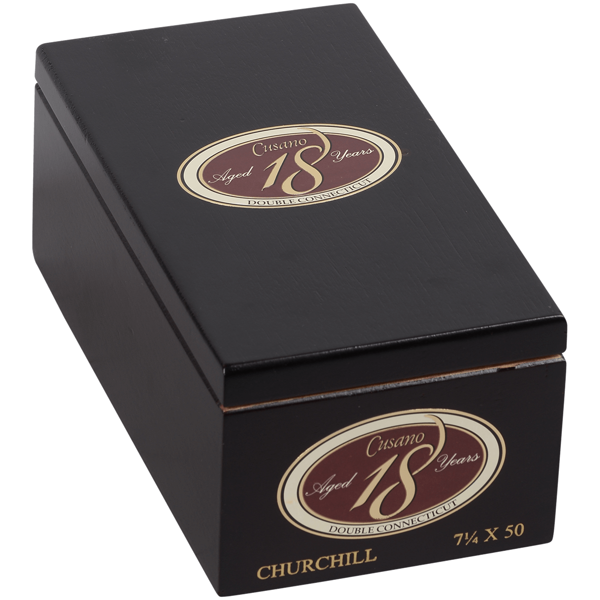 Cusano 18 Double Connecticut Churchill 18 Ct. Box 7.25X50