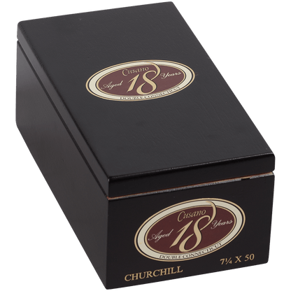 Cusano 18 Double Connecticut Churchill 18 Ct. Box 7.25X50
