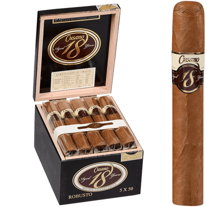 Cusano 18 Double Connecticut Robusto 18 Ct. Box 5.00X50