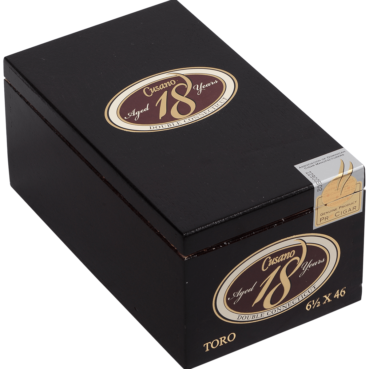 Cusano 18 Double Connecticut Toro 18 Ct. Box 6.50X46