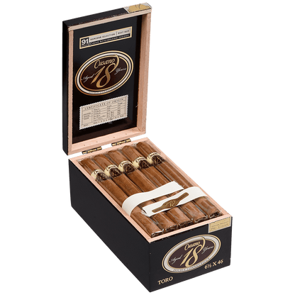 Cusano 18 Double Connecticut Toro 18 Ct. Box 6.50X46