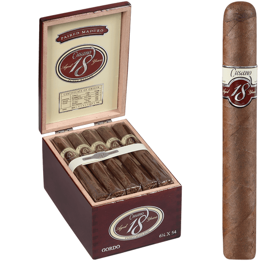 Cusano 18 Paired Maduro Gordo 18 Ct. Box 6.25X54