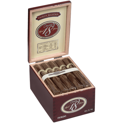 Cusano 18 Paired Maduro Gordo 18 Ct. Box 6.25X54