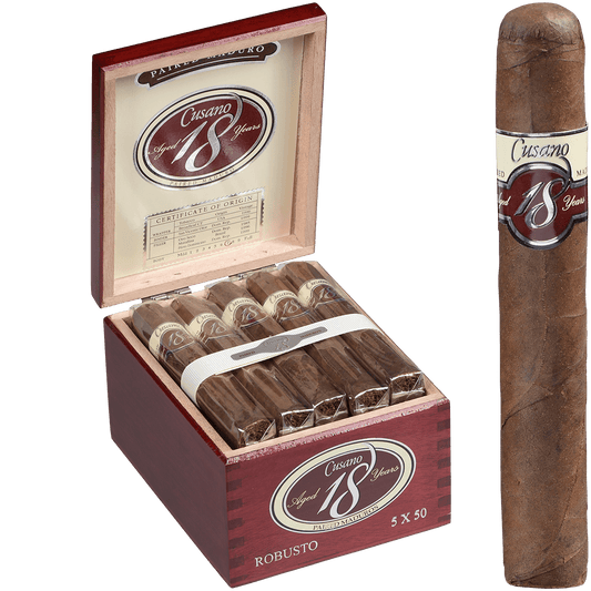 Cusano 18 Paired Maduro Robusto 18 Ct. Box 5.00X50