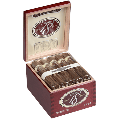 Cusano 18 Paired Maduro Robusto 18 Ct. Box 5.00X50