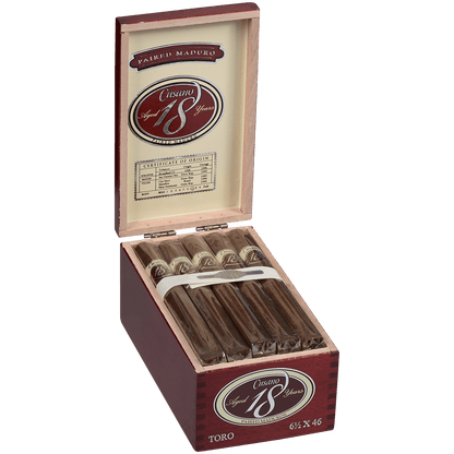 Cusano 18 Paired Maduro Toro 18 Ct. Box 6.50X46