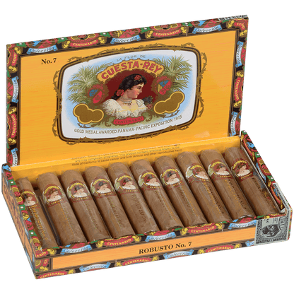 Cuesta-Rey Centenario Robusto #7 Natural 10 Ct. Box 4.50X50