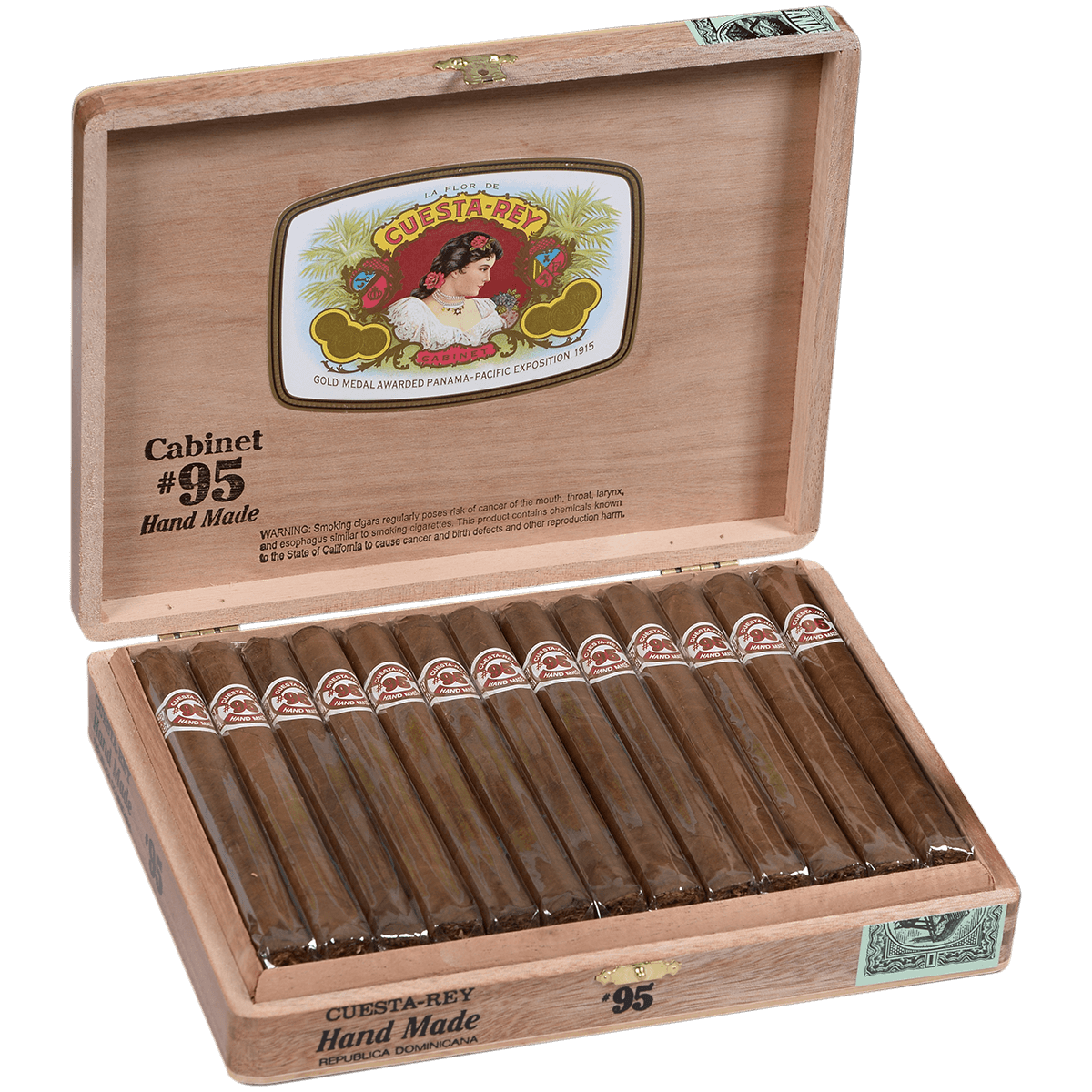 Cuesta-Rey Cabinet #95 Natural 25 Ct. Box 6.25X43