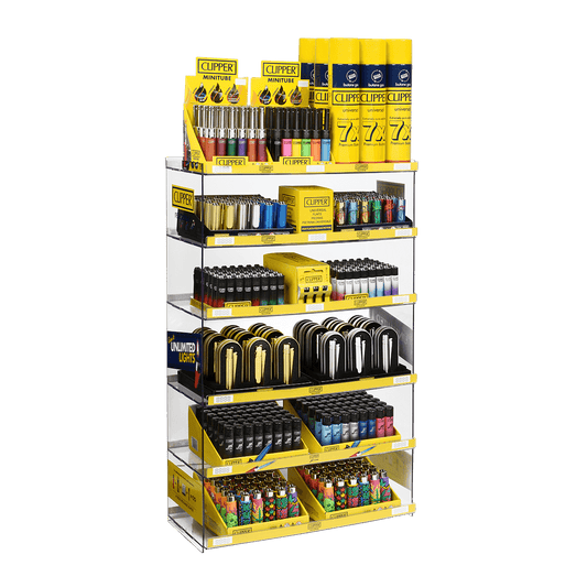 Clipper World Large Exhibitor Mixed Prepacked Display 384 Retail Sale Units