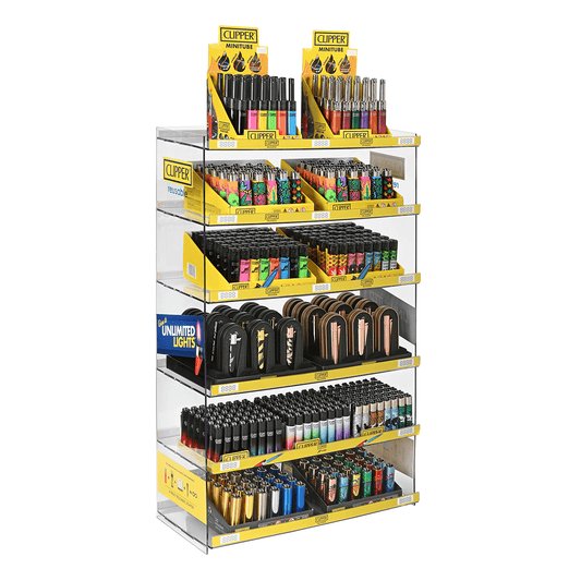 Clipper World Large V2 Exhibitor Mixed Prpepacked Display 432 Retail Sale Units