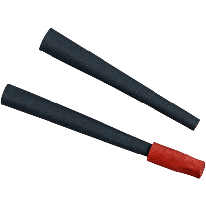 Papers Cyclones 2X Pre-Rolled Black Cone Blackwidow 24 Ct. Tube Upright Display