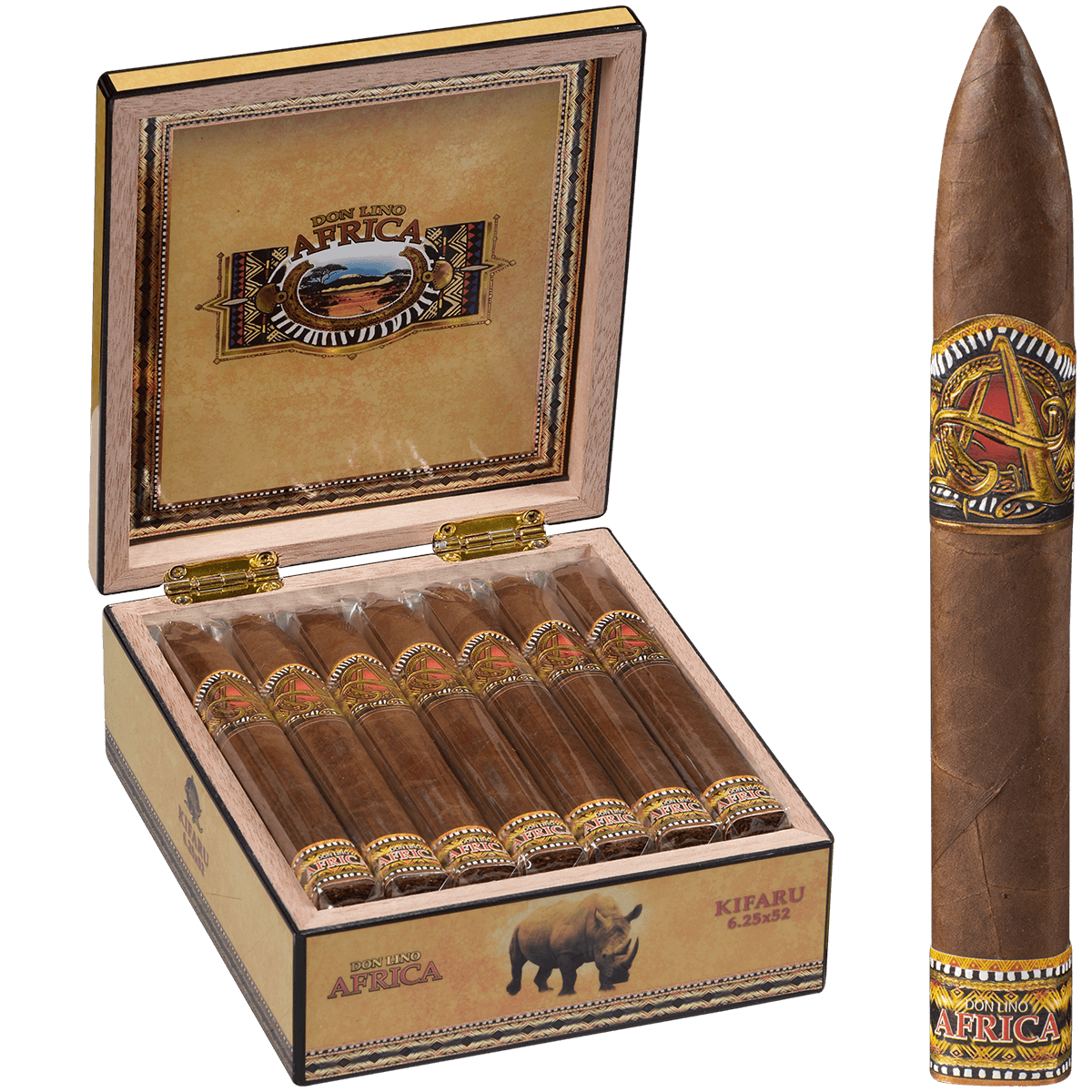 Don Lino Africa Madeby Aj Fernandez Belicoso 20 Ct. Box 6.25X52