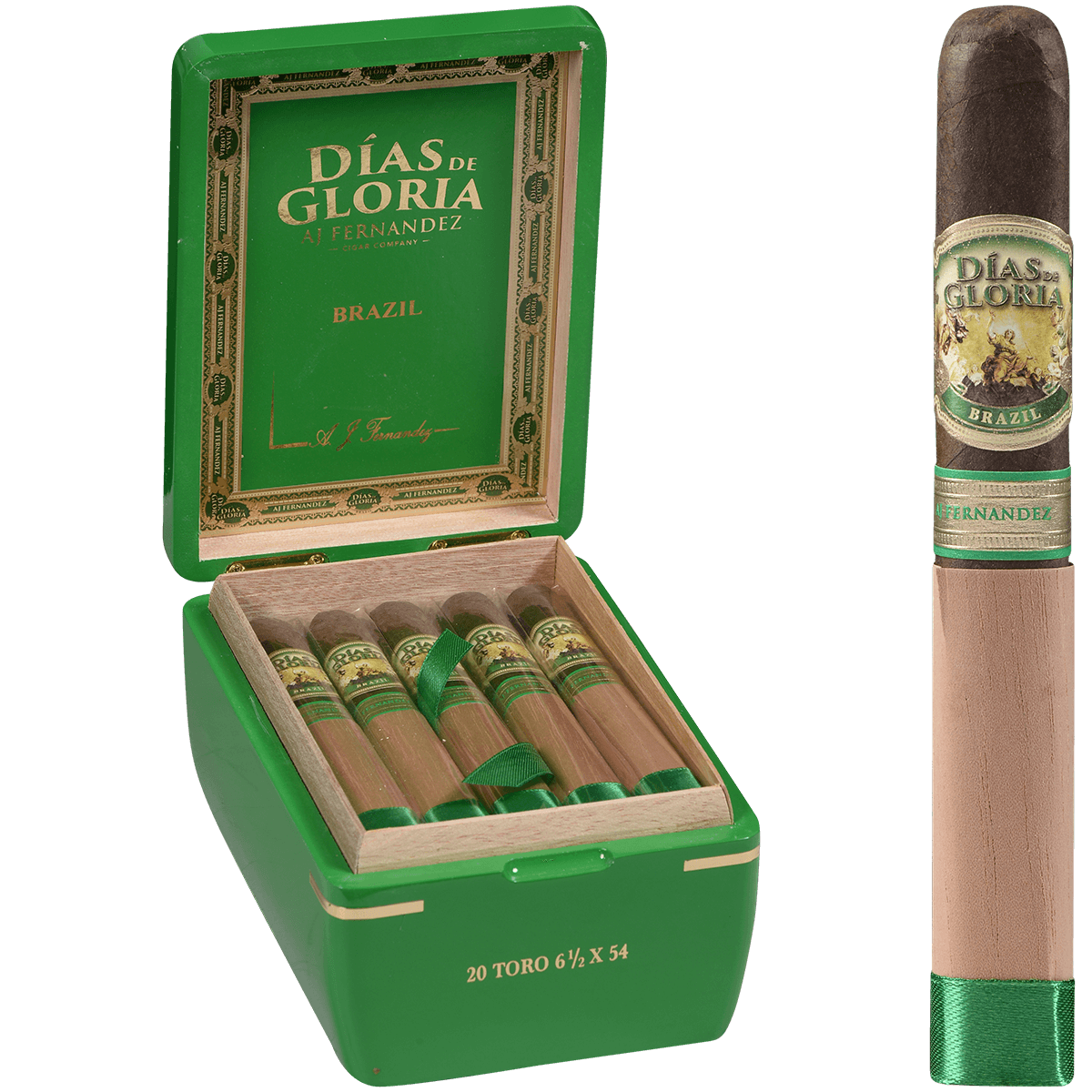 Dias De Gloria Brazil By Aj Fernandez Toro 20 Ct. Box 6.50X54