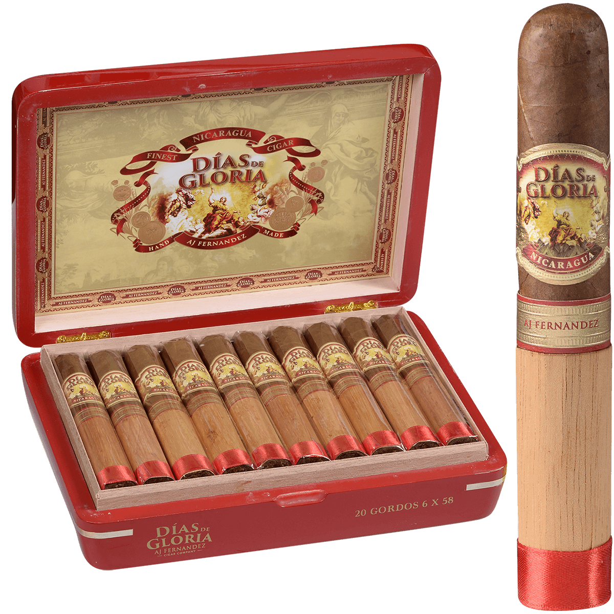 Dias De Gloria By Aj Fernandez Gordo 20Ct. Box 6.00X58
