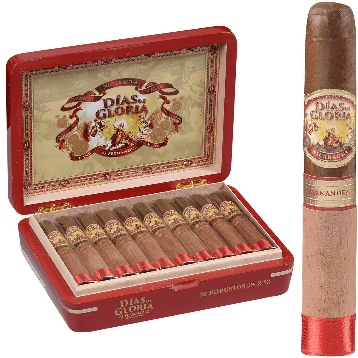 Dias De Gloria By Aj Fernandez Robusto 20 Ct. Box 5.50X52