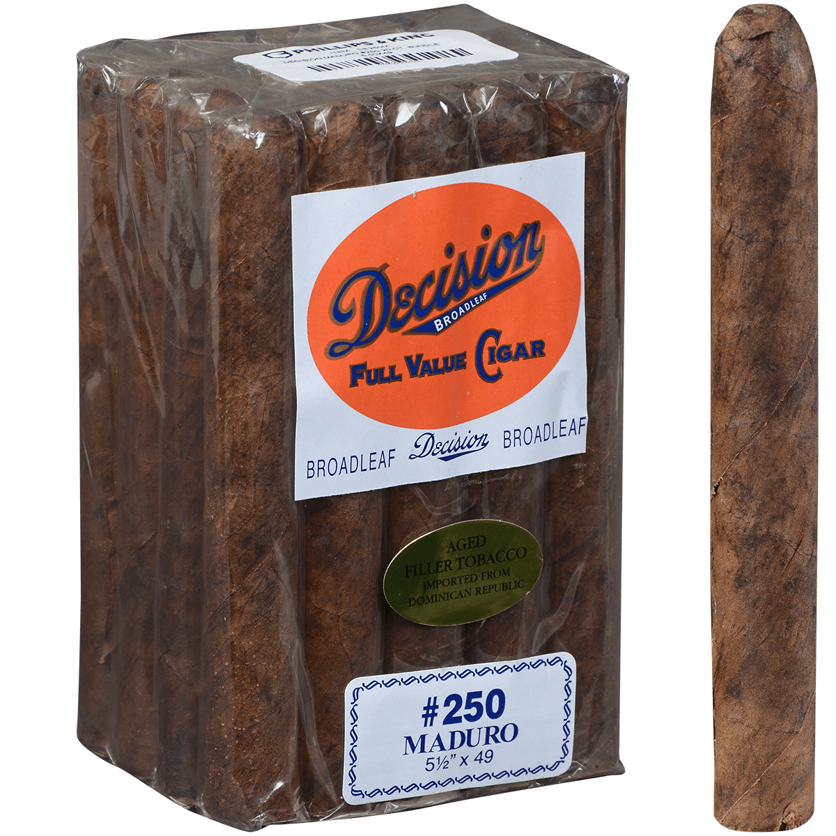 Decision Maduro #250 20 Ct. Bundle 5.50X49