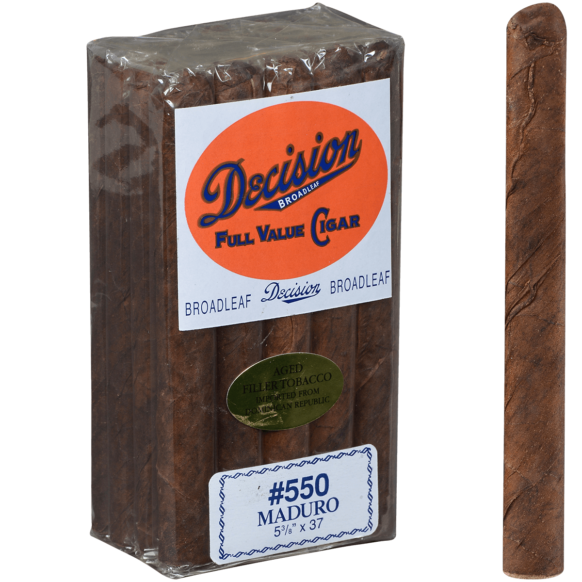 Decision Maduro #550 20 Ct. Bundle 5.37X37